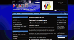 Desktop Screenshot of poketi-pokertische.de